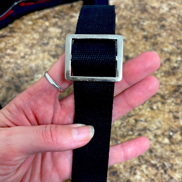 LAMB Lesportsac Gwen Stefani collab black and red shoulder/crossbody adj strap - Picture 7 of 7